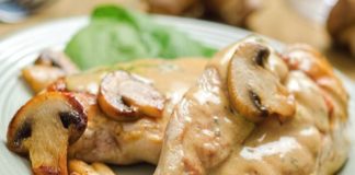 Recetas fáciles de pollo con champiñones